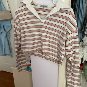 striped polo shirt